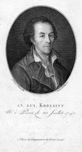 Retrato grabado de Louis François Mariage d Bonneville